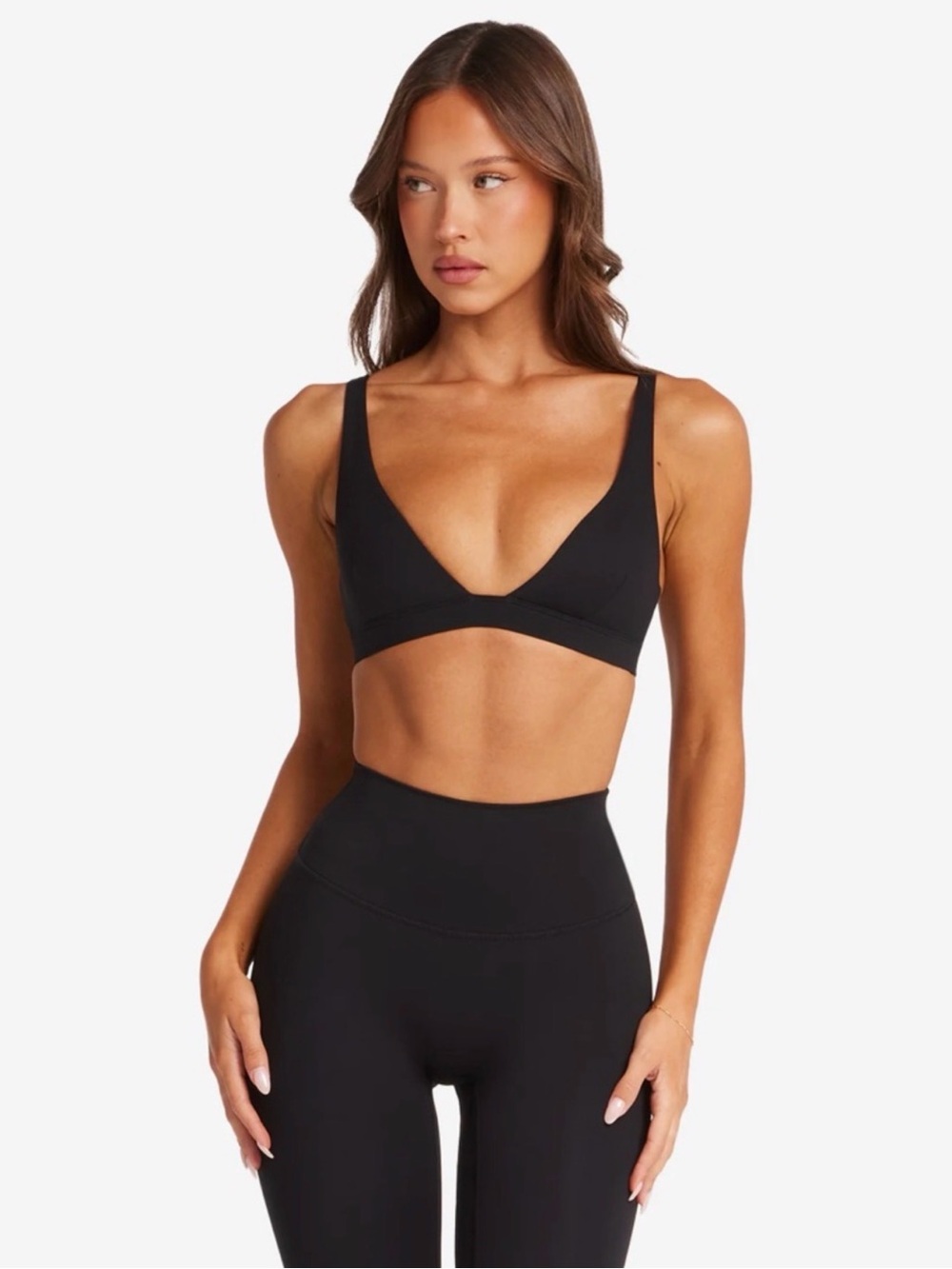 CSB Freedom Contour crop Sport Bra Small Black